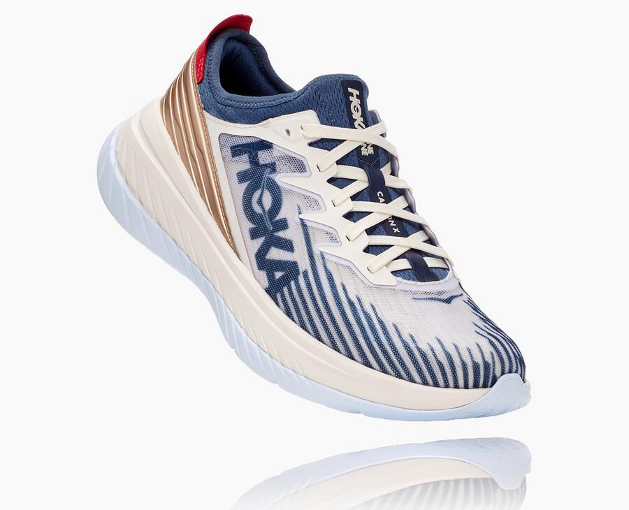 Hoka One One Løbesko Herre - Carbon X-Spe - Hvide/Blå - 290761GUH